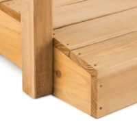 Teichbrücke Holzbrücke Gartenbrücke ~ 122cm