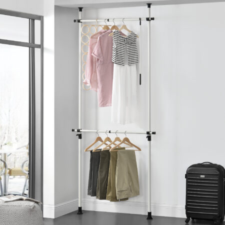 Garderobenhalter Havneby Teleskopgarderobe mit Kleiderstange