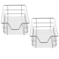 2x Teleskopschublade 40cm Schrankbreite inklusive Schienen