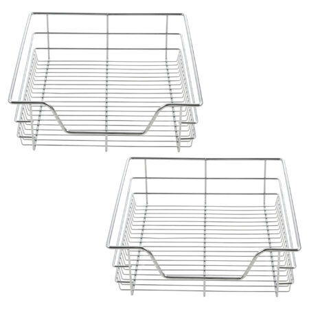 2x Teleskopschublade 50cm Schrankbreite inklusive Schienen