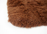 Teppich Shaggy Hochflor flauschig 200x140cm ~ dunkelbraun