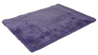 Teppich Shaggy Hochflor flauschig 200x140cm dunkellila