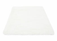 Teppich Shaggy Hochflor flauschig 200x140cm ~ weiss