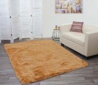 Teppich Shaggy Hochflor flauschig 230x160cm ~ braun