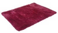 Teppich Shaggy Hochflor flauschig 230x160cm ~ weinrot