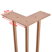 4er Set Hairpin 12.5 cm x 20 cm x 5 cm 3 Streben Tischbeine Makers