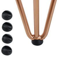 4er Set Hairpin 12.5 cm x 40 cm x 5 cm 3 Streben Tischbeine Makers