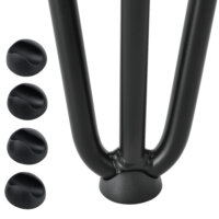 4er Set Hairpin 12.5 cm x 30 cm x 5 cm 3 Streben Tischbeine Makers
