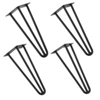 4er Set Hairpin 12.5 cm x 35 cm x 5 cm 3 Streben Tischbeine Makers