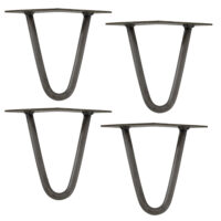 4er Set Hairpin 12.5 cm x 20 cm x 5 cm 2 Streben Tischbeine Makers
