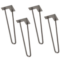 4er Set Hairpin 12.5 cm x 40 cm x 5 cm 2 Streben Tischbeine Makers