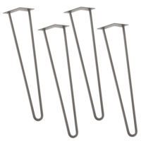 4er Set Hairpin 12.5 cm x 72 cm x 5 cm 2 Streben Tischbeine Makers
