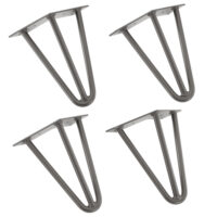 4er Set Hairpin 12.5 cm x 20 cm x 5 cm 3 Streben Tischbeine Makers
