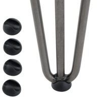 4er Set Hairpin 12.5 cm x 35 cm x 5 cm 3 Streben Tischbeine Makers