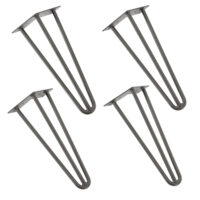 4er Set Hairpin 12.5 cm x 35 cm x 5 cm 3 Streben Tischbeine Makers
