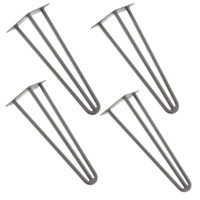 4er Set Hairpin 12.5 cm x 40 cm x 5 cm 3 Streben Tischbeine Makers