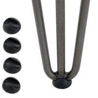 4er Set Hairpin 12.5 cm x 72 cm x 5 cm 3 Streben Tischbeine Makers