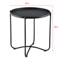 Tischgruppe 3 Teilig Älvkarleby Tisch mit 2 Stühlen Schwarz