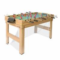 Tischkicker 20 in1 Multiplayer Spieletisch 174x107x60cm Eiche-Optik