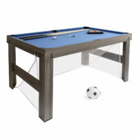 Tischkicker 20 in1 Multiplayer Spieletisch 174x107x60cm anthrazit-grau