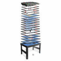 Tischkicker 20 in1 Multiplayer Spieletisch 174x107x60cm schwarz