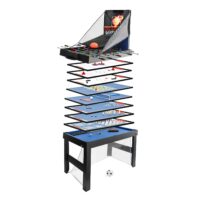 Tischkicker 20 in1 Multiplayer Spieletisch 174x107x60cm schwarz