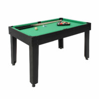 Tischkicker 7in1 Multiplayer Spieletisch 82x107x60cm schwarz