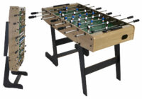 Tischkicker Tischfussball London klappbar natur