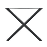 Tischbeine Metall 2er-Set Tischgestell Tischkufen 79x72cm