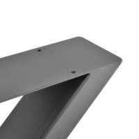 Tischbeine Metall 2x Tischgestell 79x72 cm