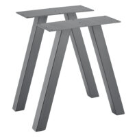Tischbeine Metall 2er-Set Tischgestell 40x40 cm