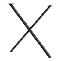 Tischgestell Tischbeine Høng für Esstische Schwarz 70x65cm