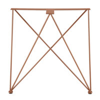 Tischbeine Metall 2er-Set Tischgestell 62x22x72 cm