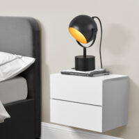 Tischlampe Finja E27 Metall Schwarz-Gold