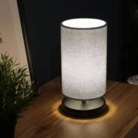 Tischlampe Milton 1xE14 Grau