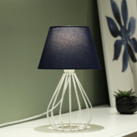 Tischlampe Plymouth 1xE27 Blau