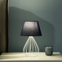 Tischlampe Plymouth 1xE27 Blau