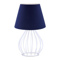 Tischlampe Plymouth 1xE27 Blau