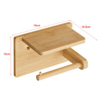 Toilettenpapierhalter Vallentuna Bambus