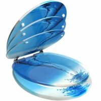 Toilettensitz Tornado mit Absenkautomatik und Edelstahlscharnieren