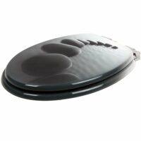 Toilettensitz mit Steinmotiv - Absenkautomatik