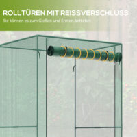 Tomatenhaus Gewächshaus 120x120x200cm
