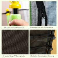 Trampolin für Kinder mit Sicherheitsnetz 163.5Hcm bis 60kg