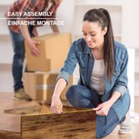 Treppenregal Braun 6 Fächer 97.5x29x97.5cm MDF