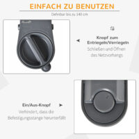 Treppenschutzgitter ausziehbar Türschutzgitter 140cm