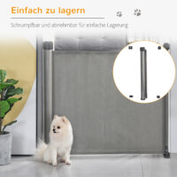 Treppenschutzgitter ausziehbar Türschutzgitter 140cm