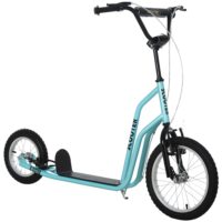 Trottinett Scooter Kickboard Kindertrotti ~ 100kg Blau