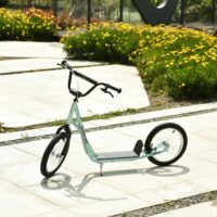 Trottinett Scooter Kickboard Kindertrotti 16 Zoll Luftreifen grün