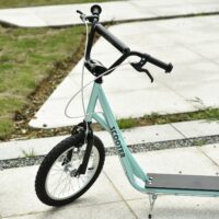 Trottinett Scooter Kickboard Kindertrotti 16 Zoll Luftreifen grün