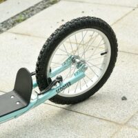 Trottinett Scooter Kickboard Kindertrotti 16 Zoll Luftreifen grün
